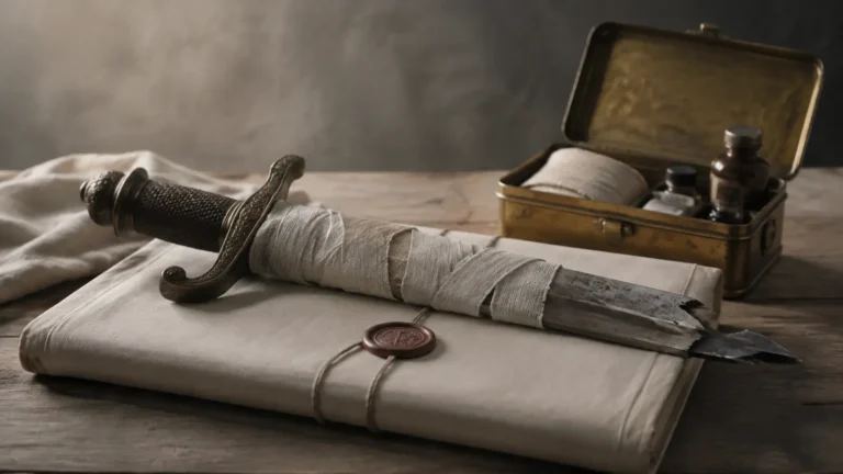 A symbolic image for an article: The First Geneva Convention...a qualitative shift in the humane treatment of war victims