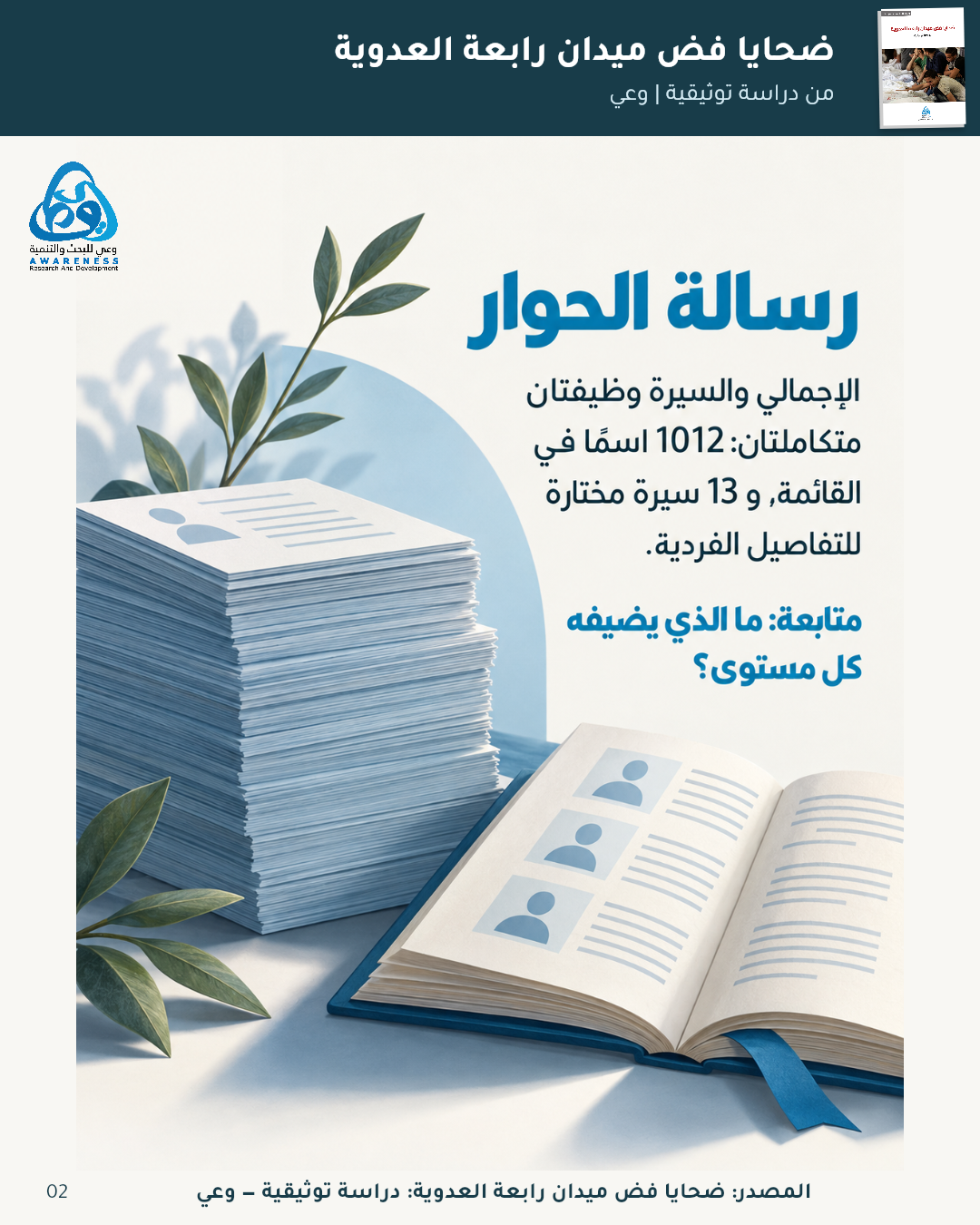 حوار المعرفة: كيف نحفظ حياة أصحاب الأسماء؟ — 2